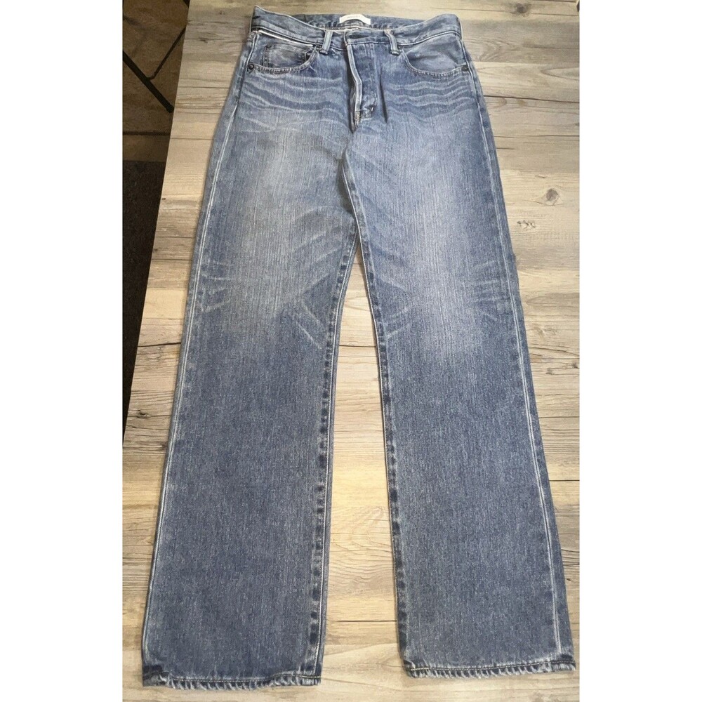 Moussy Rhett Vintage Skinny Jeans Japan Saab High Rise Denim Blue Size 28 x 30 - Picture 1 of 15